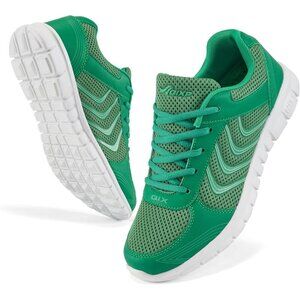 🆕Women's Breathable Mesh Sneakers Green Lightweight Comfortable Walking Tennis